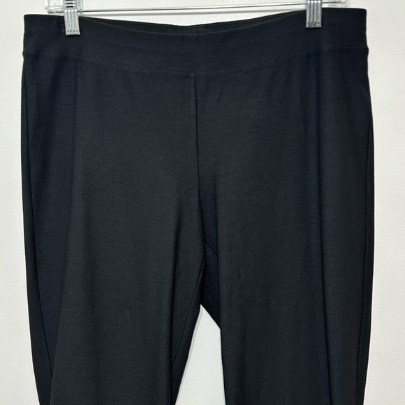 Eileen Fisher Mid Rise Stretchy Pull On Ankle Slim Pants - Picture 3 of 9